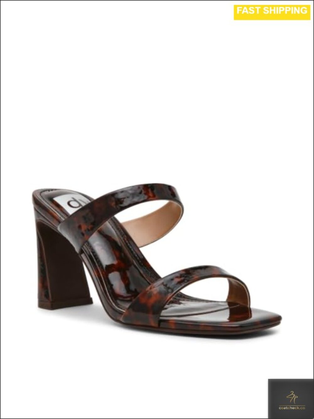 Open Toe Block Heel Sandal Rubber Outsole
